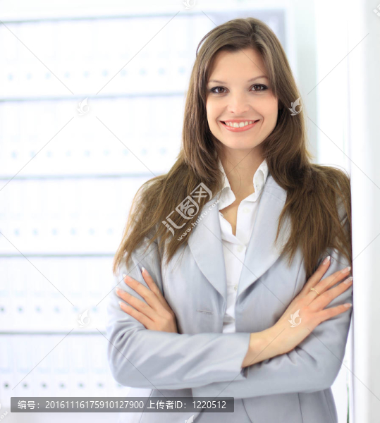 一個(gè)美麗的商業(yè)女人的肖像