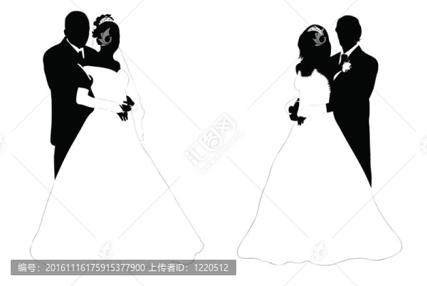 婚禮的夫婦