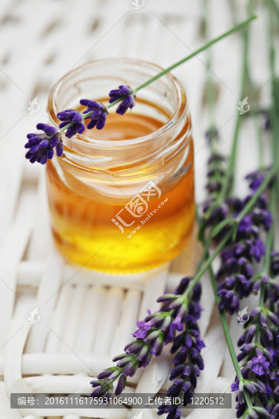草藥的蜂蜜