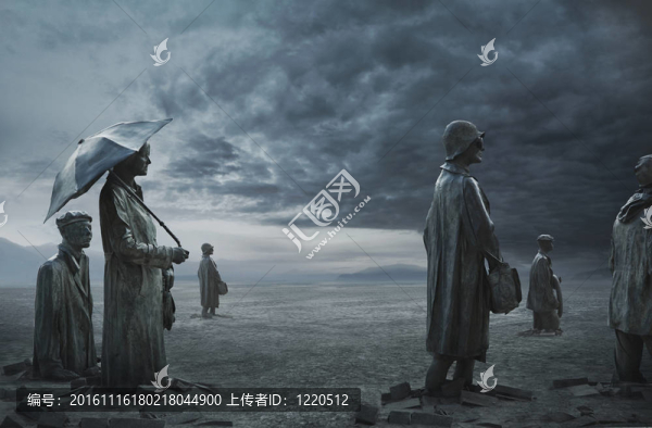 化石人藝術(shù)照片