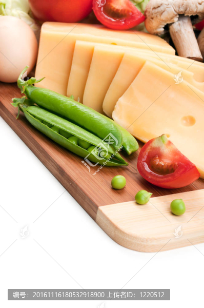 船上的新鮮蔬菜