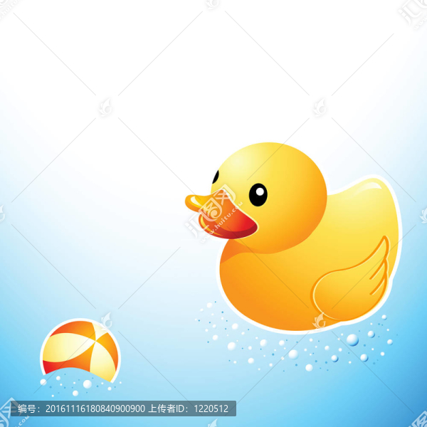 可愛的浴室鴨