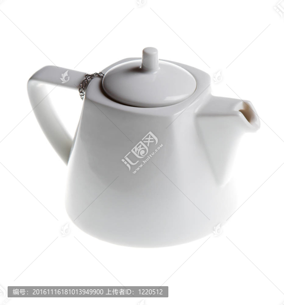 白色的茶壺