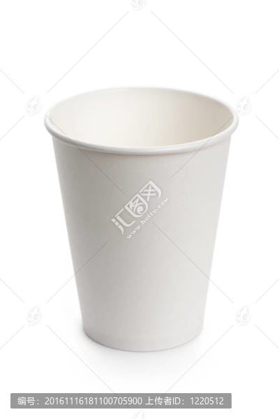 白色的紙杯
