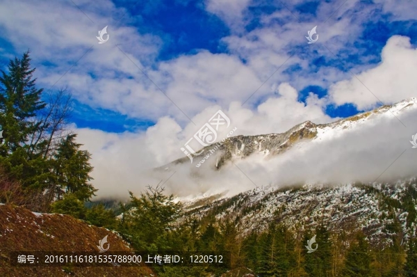 落基山脈不安的天氣