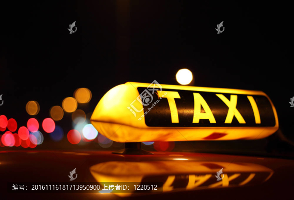 夜間出租車標(biāo)志