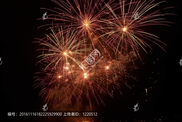美麗的煙花