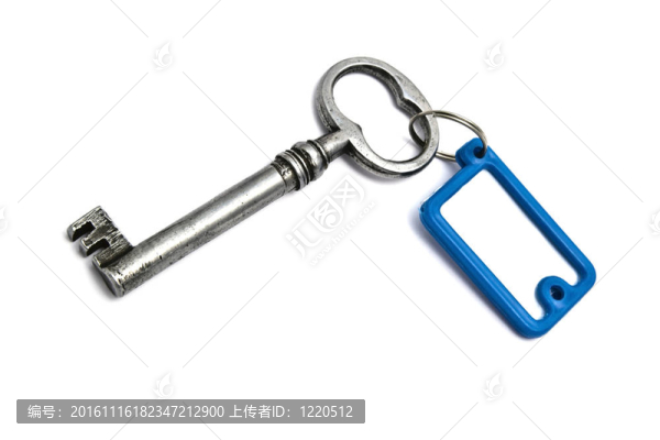 空白標(biāo)簽和舊鑰匙
