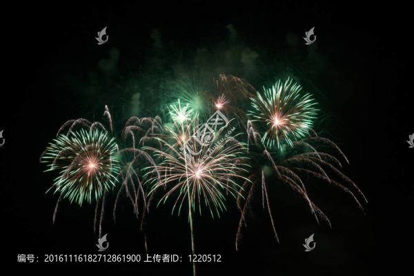 美麗的問(wèn)候和煙火