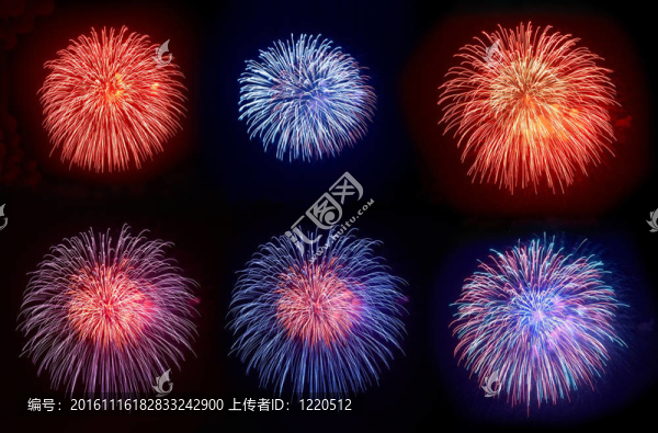 六美麗的煙花