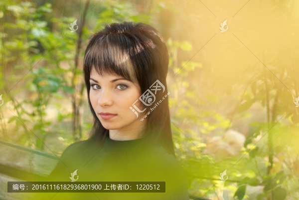 美麗女孩的肖像