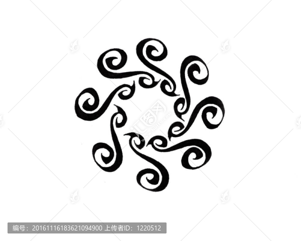 紋身藝術(shù)；黑人部落素描；太陽(yáng)