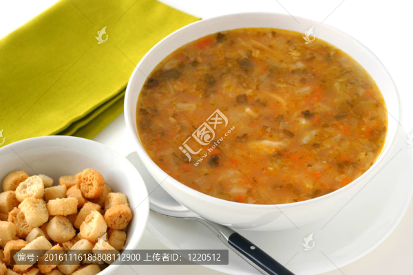 蒜香素菜湯