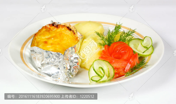白面包肉芝士焗土豆