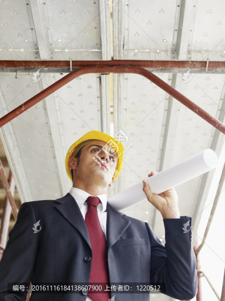 建筑計劃的建筑師