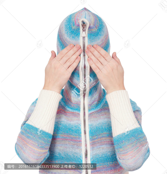 女孩在罩
