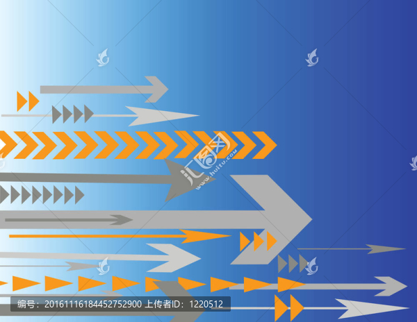大量箭頭插圖