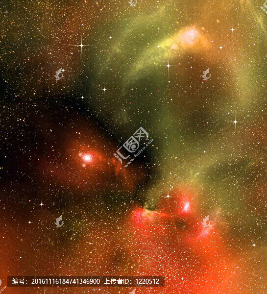 深外層空間的星空背景
