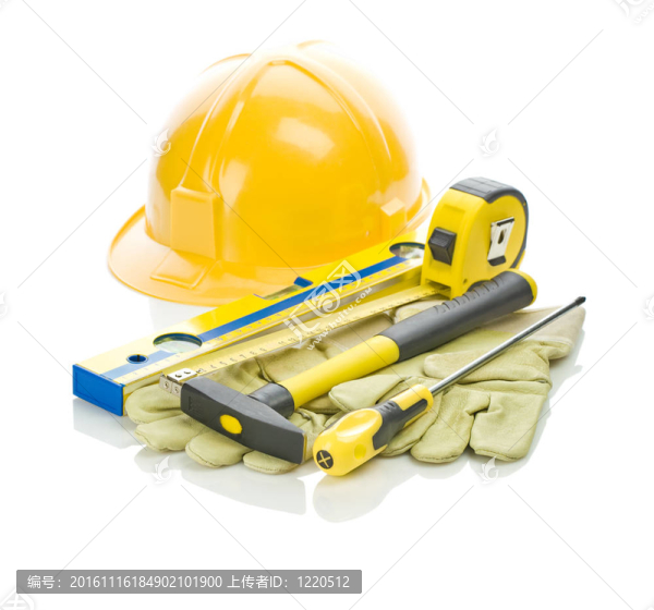 建筑工具堆疊