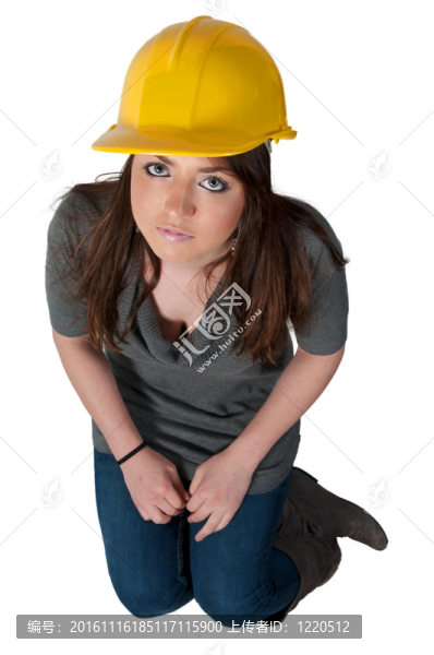 女建筑工
