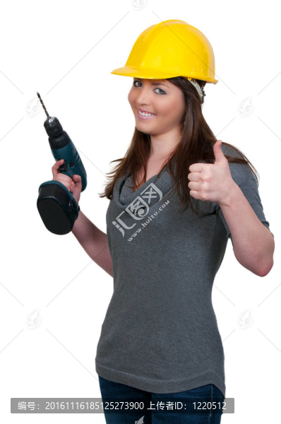 女建筑工