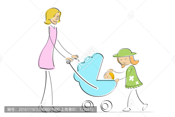 母親和孩子