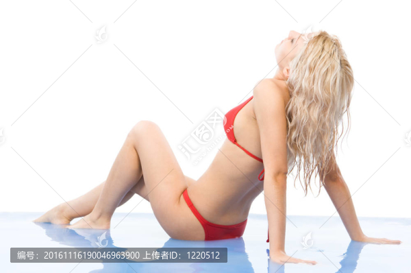 放松的女孩