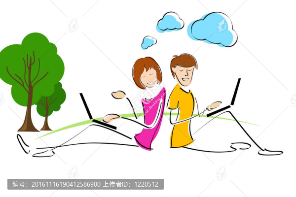 工作夫妻；背對(duì)背