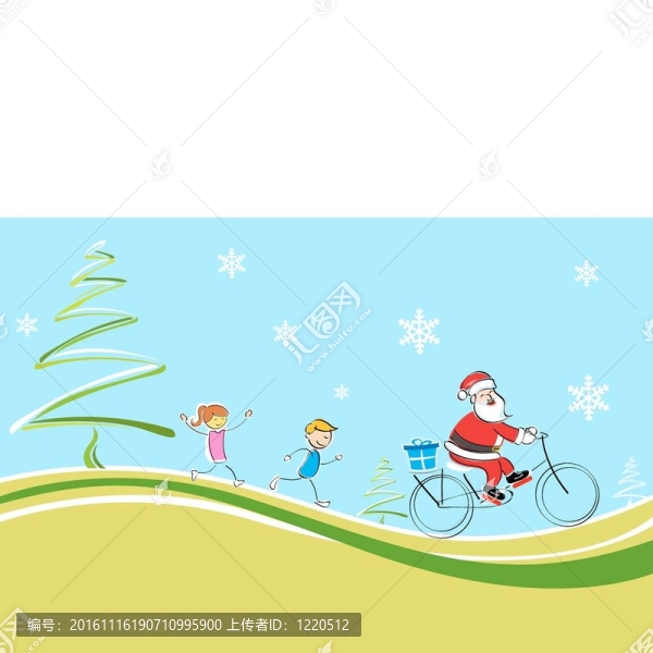歡快的圣誕卡