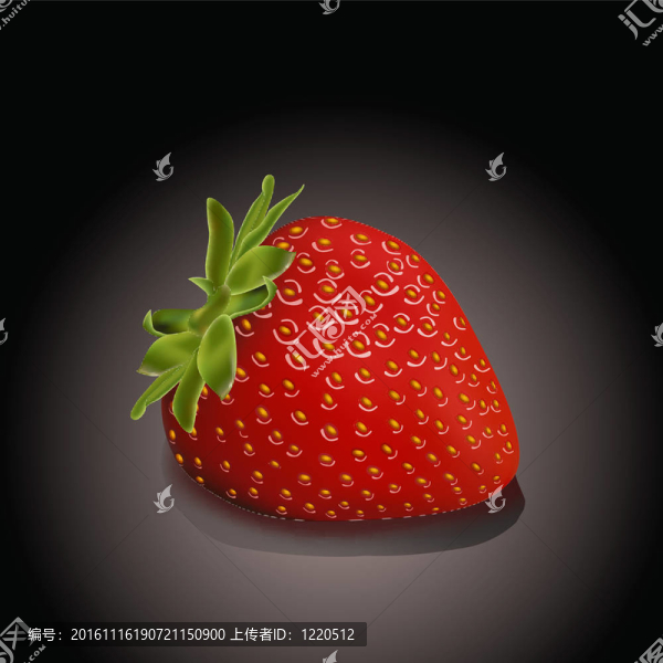 多汁的草莓