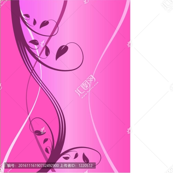 一個(gè)抽象的淡紫色花的設(shè)計(jì)