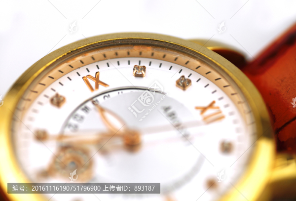 特寫時間走針