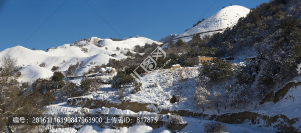 初雪的大西溝