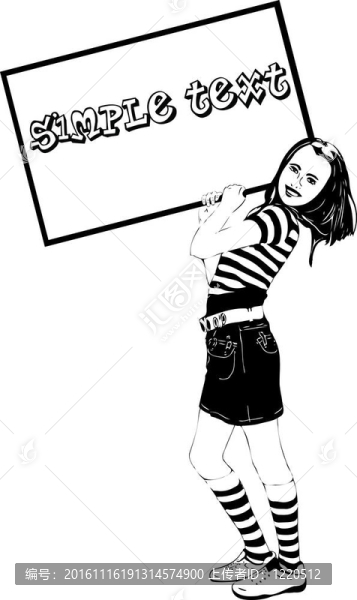 女孩爭吵中保持框架廣告