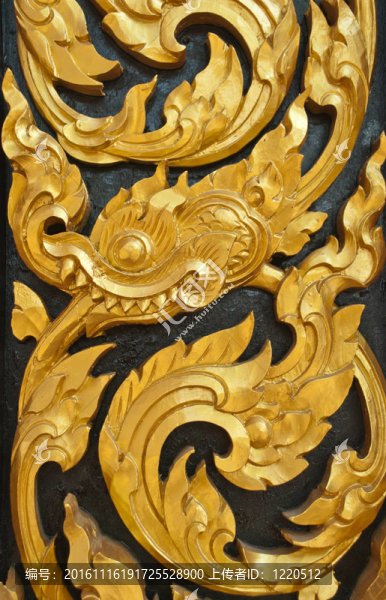 泰式木雕藝術(shù)形象墻