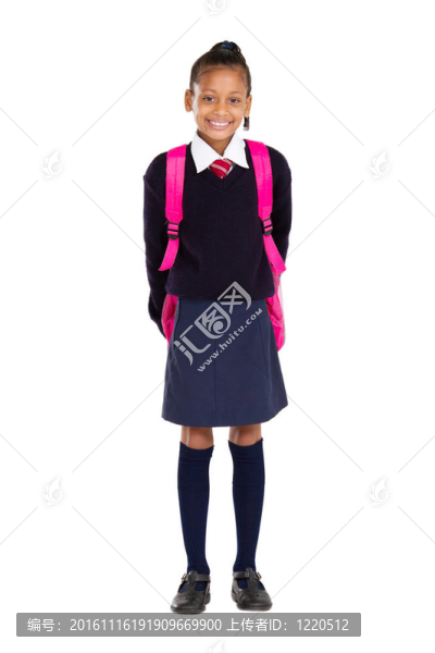 女小學(xué)生的肖像