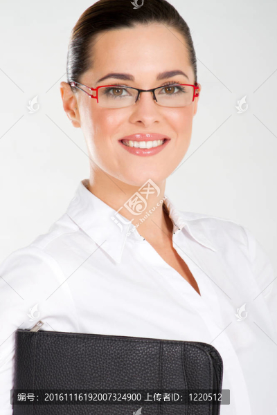 美麗的女商人特寫