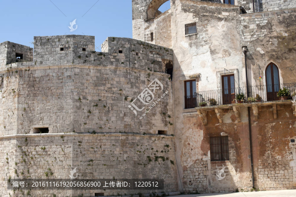 Conversano（Bari；普利亞；意大利）-中世紀(jì)城堡的一部分