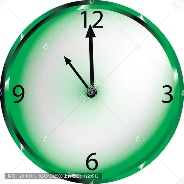 時(shí)鐘的圓形圖標(biāo)