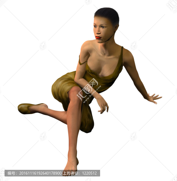 穿著綠色衣服的亞洲女人