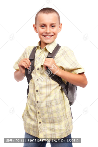 男生的背包