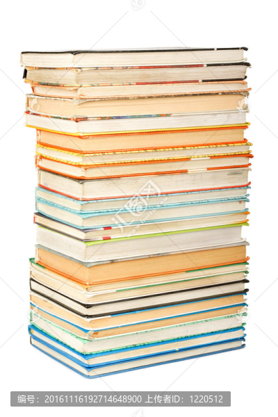 老古董書在白色孤立的背景