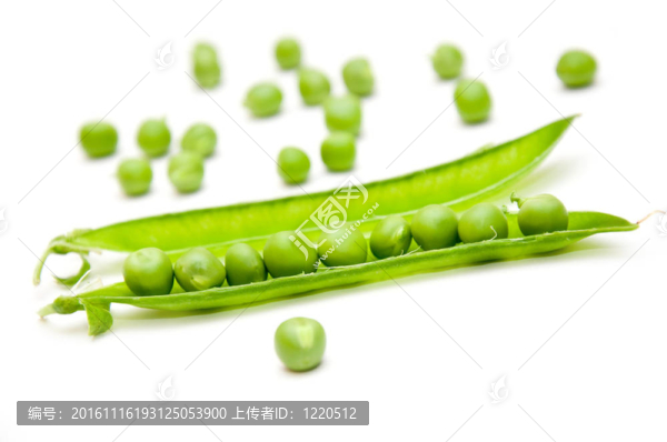 綠色的豌豆