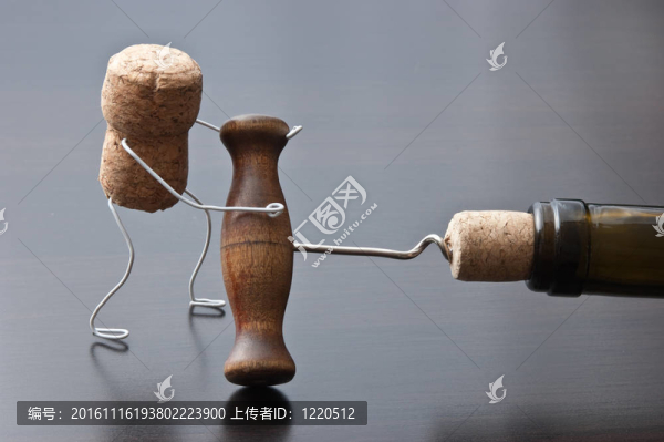 葡萄酒瓶塞與瓶開瓶器