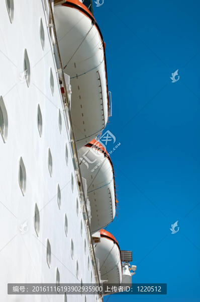 在Cruise,Ship的救生艇