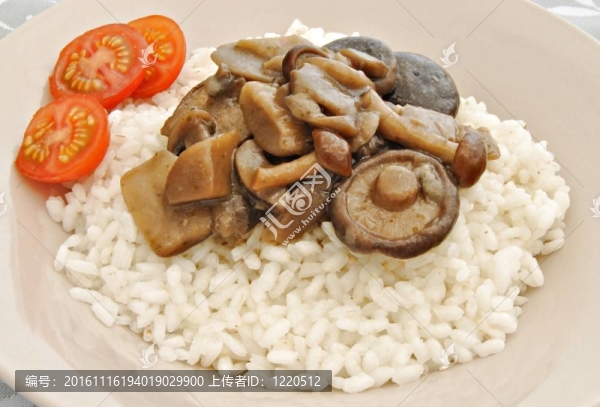 香菇白米飯