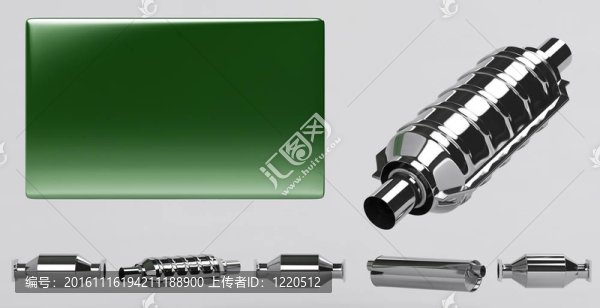 三維采集和綠板消聲器