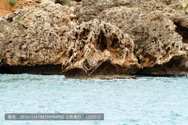 土耳其的巖石和地中海
