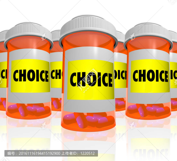 選擇-選擇許多處方瓶