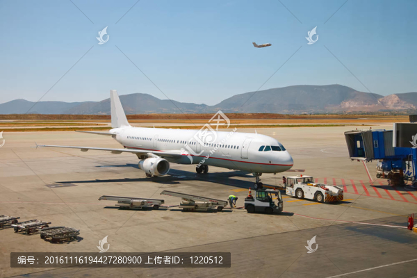飛機準備飛行